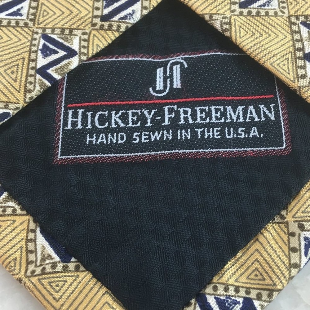 HICKEY FREEMAN SILK TIE - Picture 4 of 10